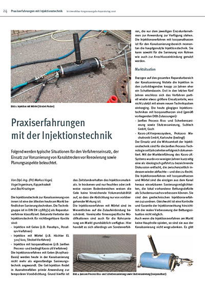 Praxiserfahrungen Injektionstechnik